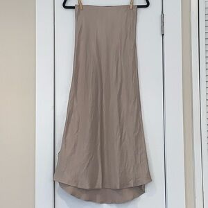 NWT Zara Shimmery High Low Maxi Skirt XS